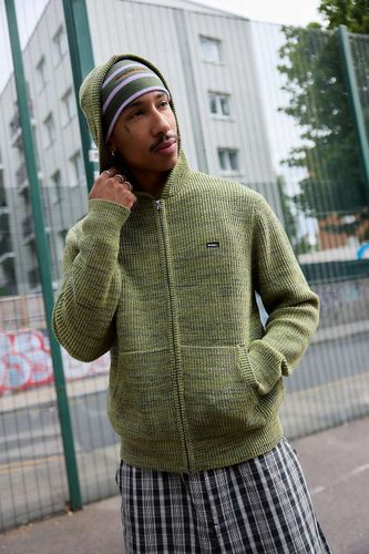 Sweat à capuche en tricot chenille vert iets frans. en taille: Medium - iets frans... - Modalova