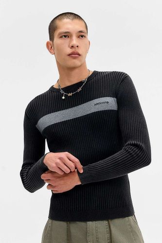 Pull côtelé noir en Black taille: Medium - Archivis - Modalova
