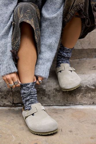 Faded Khaki Boston Clogs en taille: UK 4 - Birkenstock - Modalova