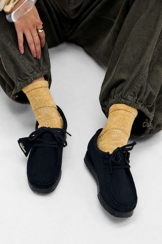 Chaussures Wallabee en daim noir en taille: UK 4 - Clarks Originals - Modalova