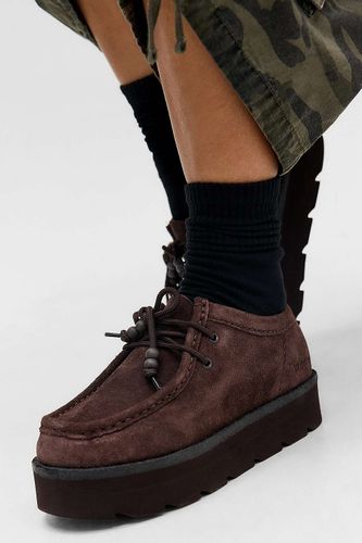 Chaussures Meare Walla en daim marron chocolat en taille: UK 6 - Clarks Originals - Modalova