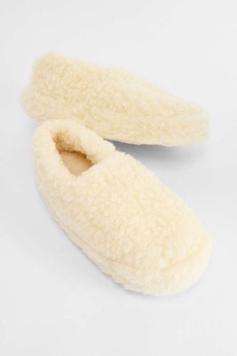 Pantoufles complètes crème en taille: 37/38 - Yoko Wool - Modalova