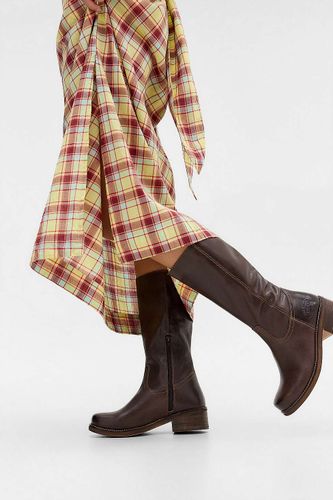 Bottes en cuir marron foncé à enfiler en taille: UK 5 - BDG - Modalova