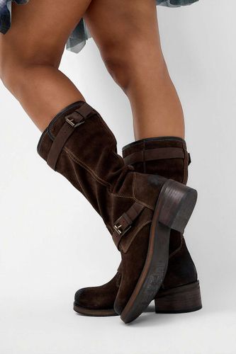 Botte moto Seattle marron en taille: UK 3 - BDG - Modalova