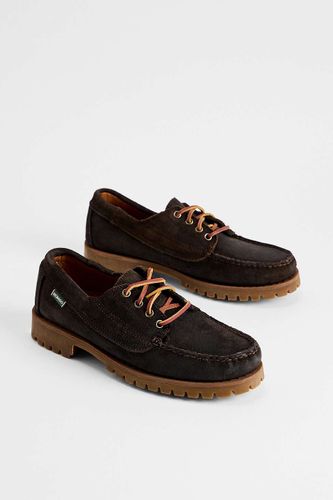 Mocassins Askook Lug en daim ciré foncé taille: UK 9 - Sebago - Modalova