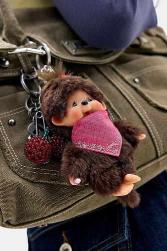 Porte-clés Fille au Bandana en taille: TAILLE UNIQUE - Monchhichi - Modalova