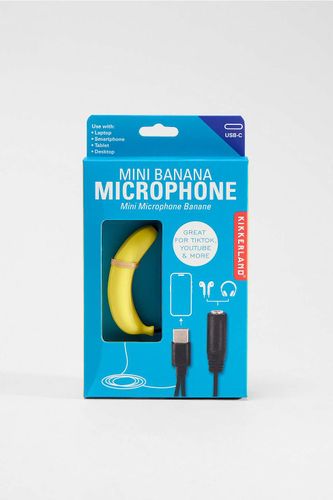 Mini microphone banane en taille: TAILLE UNIQUE - Kikkerland - Modalova