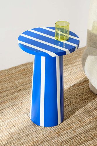 Table d'appoint rayée par en Blue taille: TAILLE UNIQUE - Urban Outfitters - Modalova