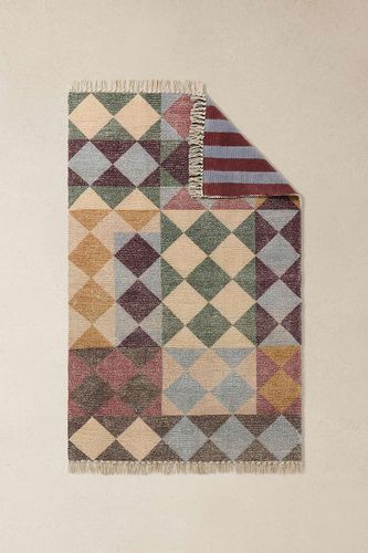 Tapis réversible à rayures carrelées 3x5ft / 90x150cm par en Assorted taille: TAILLE UNIQUE - Urban Outfitters - Modalova