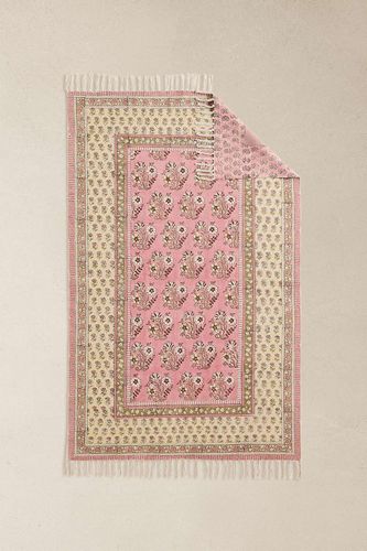 Tapis réversible à imprimé bloc rose 3x5pi / 90x150cm par en Pink taille: TAILLE UNIQUE - Urban Outfitters - Modalova