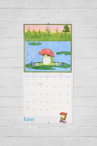Le guide d'auto-soin de la petite grenouille Mini calendrier mural par Maybell Eequay par en Assorted taille: TAILLE UNIQUE - Urban Outfitters - Modalova