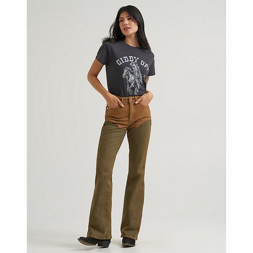 Lainey Wilson x Chapped Flare Jean Taille 30 x32 - Wrangler - Modalova