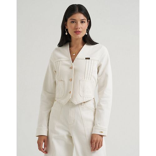 Lainey Wilson x Pleated Tour Denim Top Taille XS - Wrangler - Modalova
