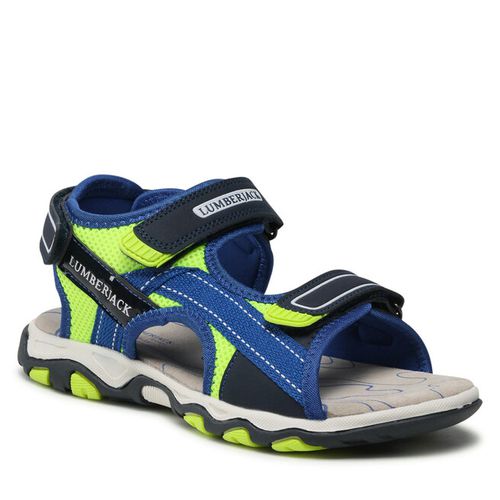 Sandales Lumberjack Levi SB07606-023 M0421 S Blue/Acid Green - Chaussures.fr - Modalova