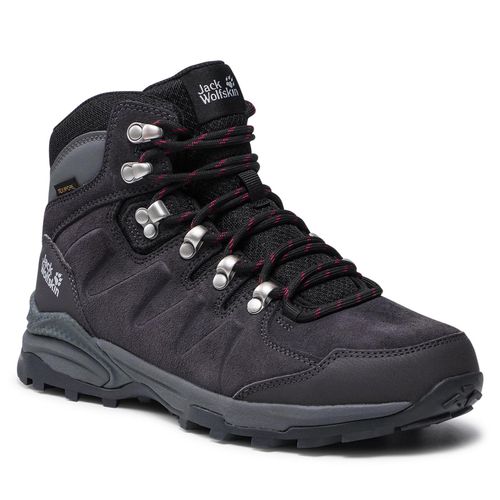 Chaussures de trekking Jack Wolfskin Refugio Texapore Mid W 4050871 Dark Steel/Purple - Chaussures.fr - Modalova
