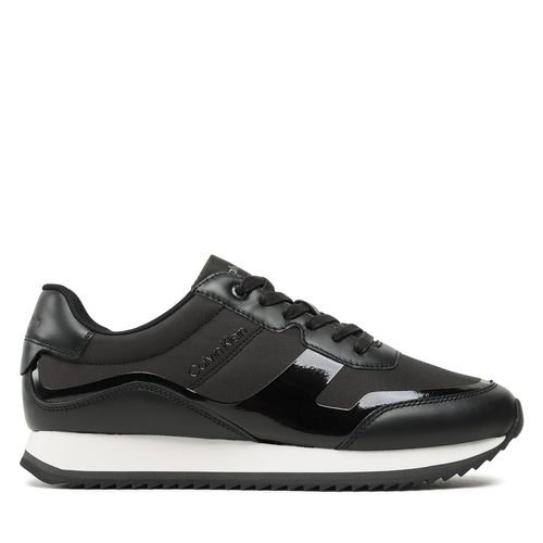 Sneakers Calvin Klein Low Top Lace Up Heat Bond HM0HM00551 Black/Magnet 0GM - Chaussures.fr - Modalova