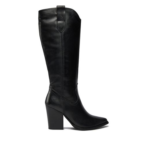 Bottes Tamaris 1-25553-41 Black Leather 003 - Chaussures.fr - Modalova
