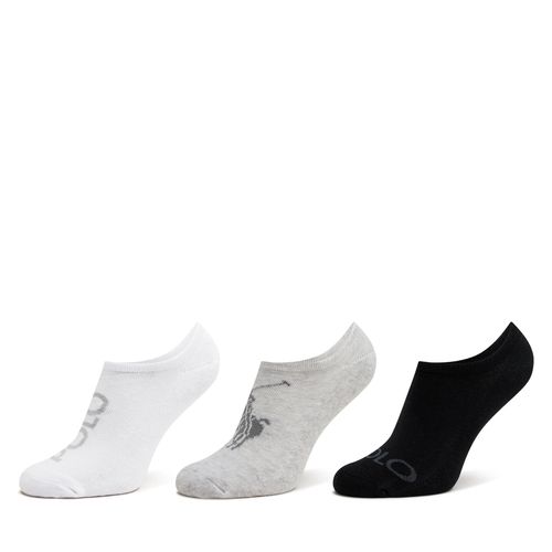 Lot de 3 paires de chaussettes hautes Polo Ralph Lauren Tnl Logo 3Pk 455942348001 Grey - Chaussures.fr - Modalova