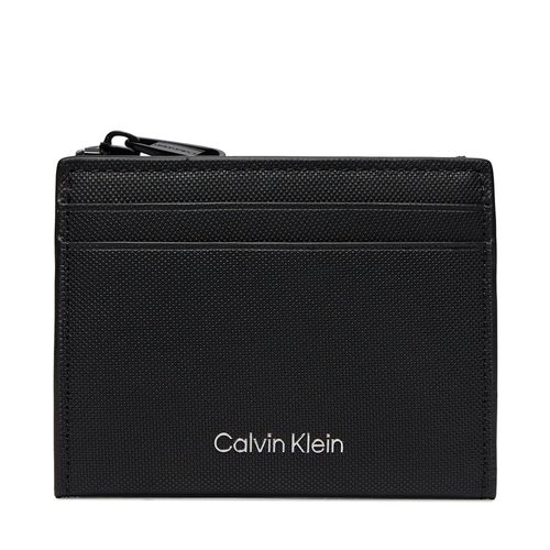 Étui cartes de crédit Calvin Klein Ck Must 10Cc Cardholder W/Zip K50K511282 Noir - Chaussures.fr - Modalova