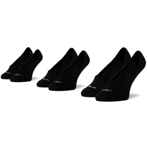 Lot de 3 paires de socquettes unisexe Fila Calza Ghost F1278/3 Black - Chaussures.fr - Modalova