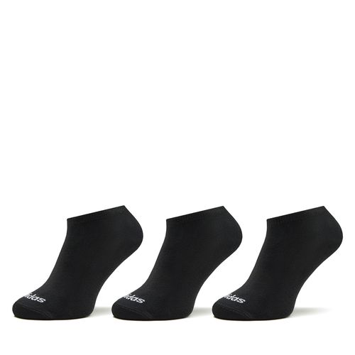 Socquettes unisex adidas Thin Linear Low-Cut Socks 3 Pairs IC1299 Noir - Chaussures.fr - Modalova