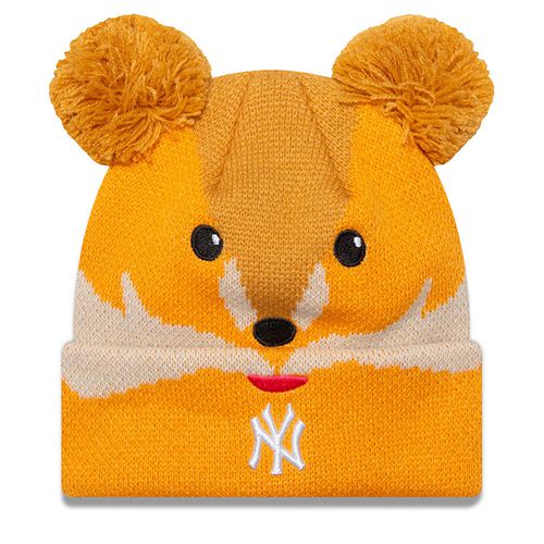 Bonnet New Era Tod Animal Pom 60565309 Orange - Chaussures.fr - Modalova