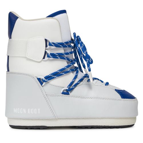 Bottes de neige Moon Boot Sneaker Mid 14028200003 White/Lt.Grey/Blue - Chaussures.fr - Modalova