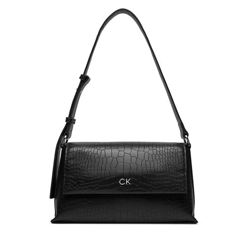 Sac à main Calvin Klein Ck Daily Shoulder Bag_Croco K60K612142 Noir - Chaussures.fr - Modalova