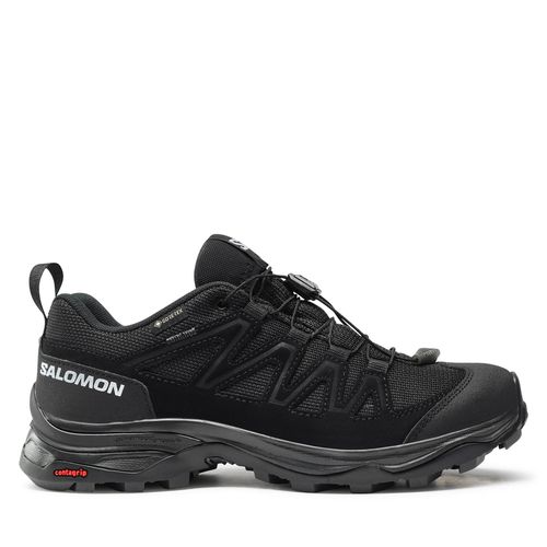 Chaussures de trekking Salomon X Ward Leather GORE-TEX L47182600 Black/Black/Black - Chaussures.fr - Modalova