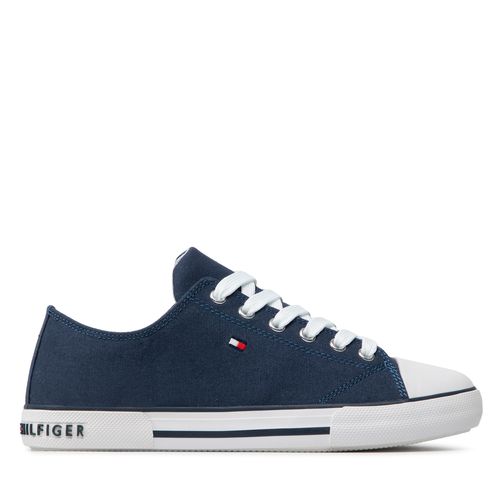 Sneakers Tommy Hilfiger Low Cut Lace-Up Sneaker T3X4-32207-0890 S Blue 800 - Chaussures.fr - Modalova