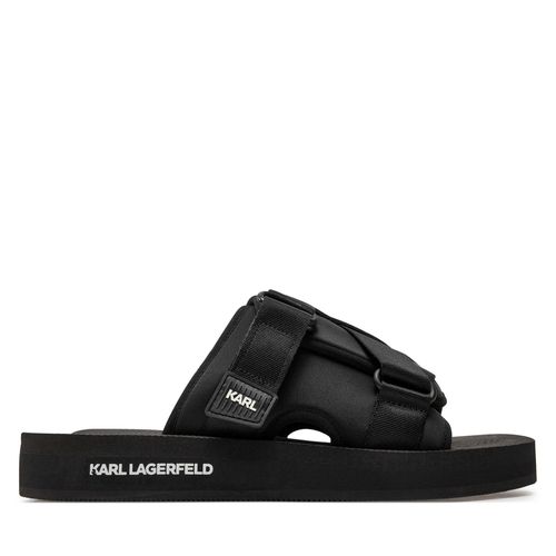 Mules / sandales de bain KARL LAGERFELD KL70505 Black Synth Textile Mono H0X - Chaussures.fr - Modalova