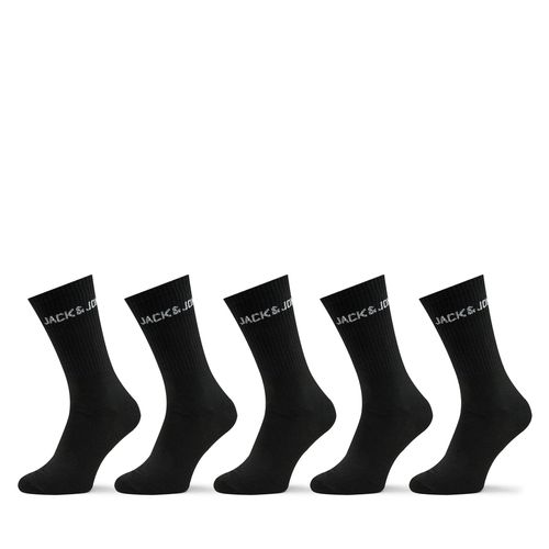 Lot de 5 paires de chaussettes hautes Jack&Jones 12179475 Noir - Chaussures.fr - Modalova