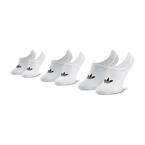 Lot de 3 paires de socquettes unisexe adidas No-Show Socks 3P FM0676 Blanc - Chaussures.fr - Modalova