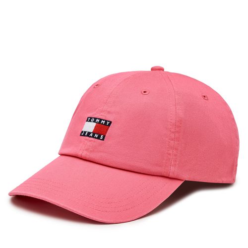 Casquette Tommy Jeans Heritage AW0AW15848 Pink Alert THW - Chaussures.fr - Modalova