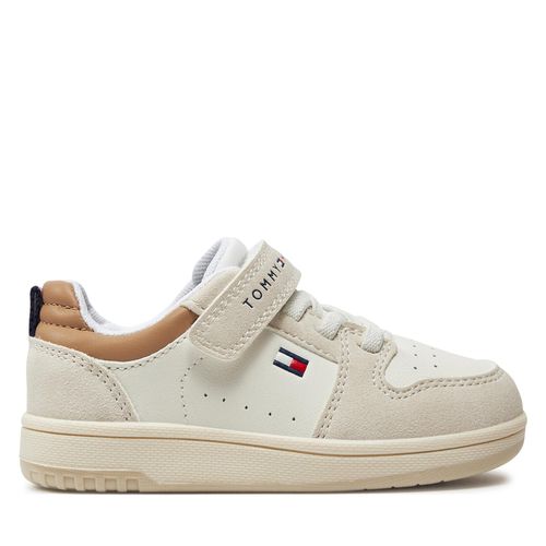 Sneakers Tommy Hilfiger Low Cut Lace-Up/Velcro Sneaker T1X9-33341-1269 M Beige/Off White A360 - Chaussures.fr - Modalova