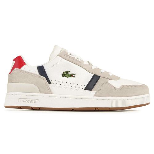 Sneakers Lacoste T-Clip 0120 2 Sma 7-40SMA0048407 Wht/Nvy/Red - Chaussures.fr - Modalova
