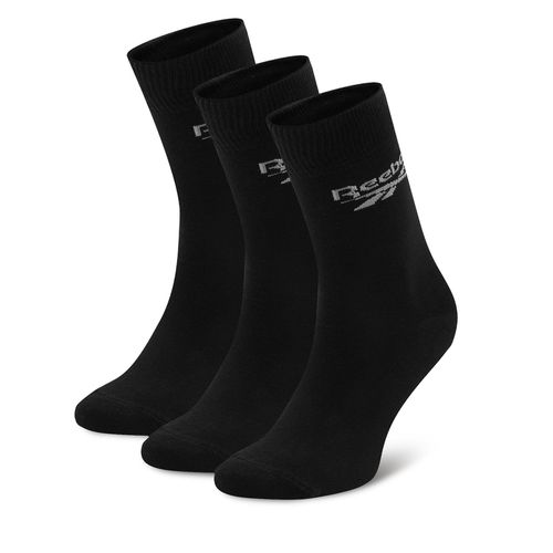 Lot de 3 paires de chaussettes hautes unisexe Reebok R0367-SS24 (3-pack) Noir - Chaussures.fr - Modalova