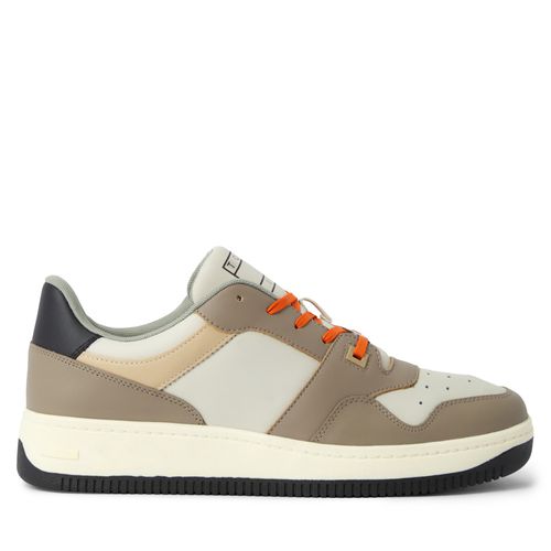 Sneakers Tommy Jeans Tjm Basket Premium Color EM0EM01256 Earth/ Orange XNQ - Chaussures.fr - Modalova