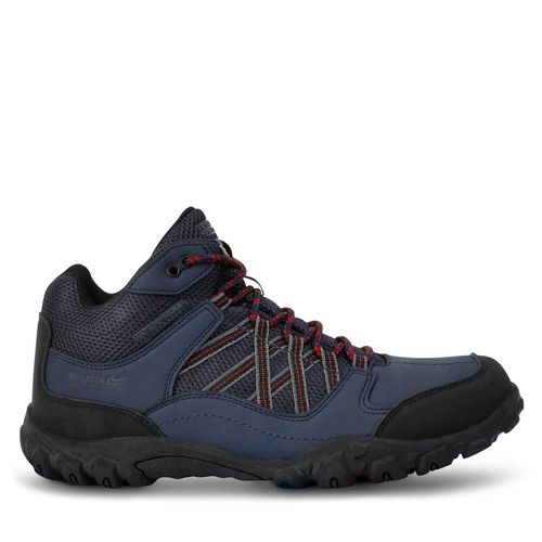 Chaussures de trekking Regatta Edgepoint Mid WP RMF622 Navy/Rio Red 03W - Chaussures.fr - Modalova