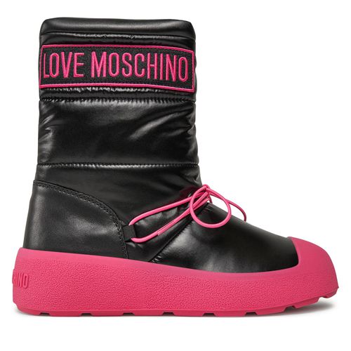 Bottes de neige LOVE MOSCHINO JA15855H0HIN000C Nero/Fuxia - Chaussures.fr - Modalova