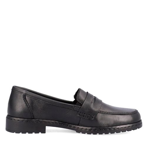Mocassins Rieker 51867-00 Noir - Chaussures.fr - Modalova