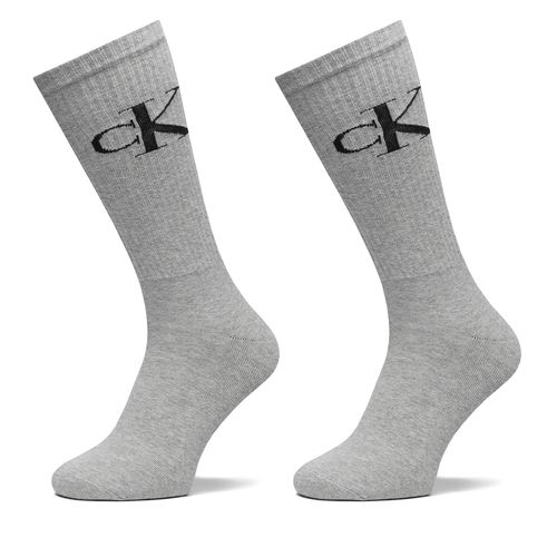 Lot de 2 paires de chaussettes hautes Calvin Klein Jeans 701228802 Gris - Chaussures.fr - Modalova