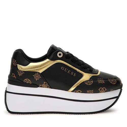 Sneakers Guess Camrio FL7CMR FAL12 Marron - Chaussures.fr - Modalova