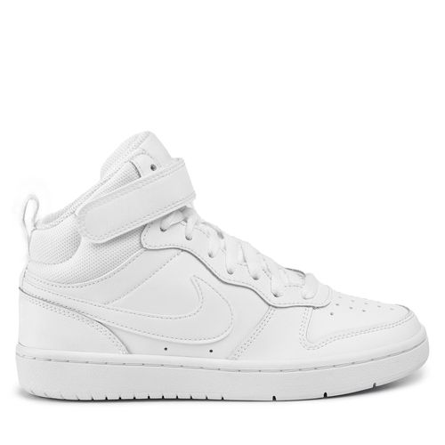 Chaussures Nike Court Borough Mid 2 (Gs) CD7782 100 White/White/White - Chaussures.fr - Modalova