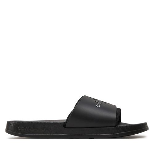 Mules / sandales de bain Calvin Klein Jeans Slide Monogram Tpu Ml Wn YW0YW00585 Black BDS - Chaussures.fr - Modalova