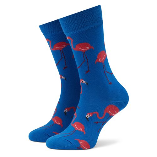 Chaussettes hautes unisex Funny Socks Flamingos SM1/02 Bleu - Chaussures.fr - Modalova