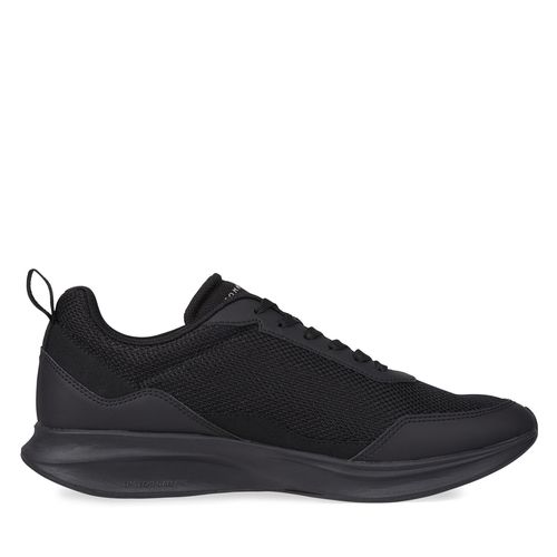 Sneakers Tommy Hilfiger Lightweight Premium Knit Stripes FM0FM04836 Black BDS - Chaussures.fr - Modalova