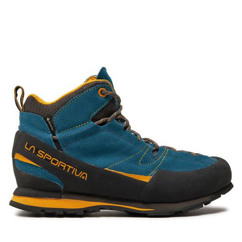 Chaussures de trekking La Sportiva Boulder X Mid Gtx GORE-TEX 17EBY Bleu marine - Chaussures.fr - Modalova