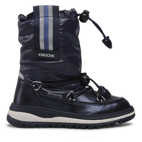 Bottes de neige Geox J Adelhide G.Babx E J26EWE 0LVBC C0673 S Bleu marine - Chaussures.fr - Modalova
