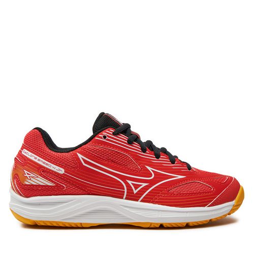 Chaussures Mizuno Cyclone Speed 4 Jr V1GD2310 Radiant Red/White/Carrot Curl 2 - Chaussures.fr - Modalova